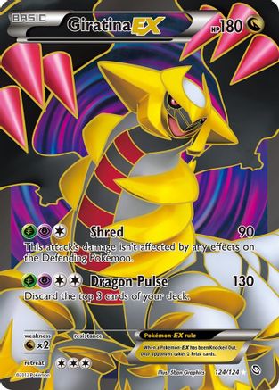 Giratina EX (Full Art) (124) Holofoil - Dragons Exalted
