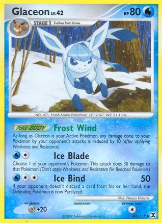 Glaceon (41) Reverse Holofoil - Rising Rivals