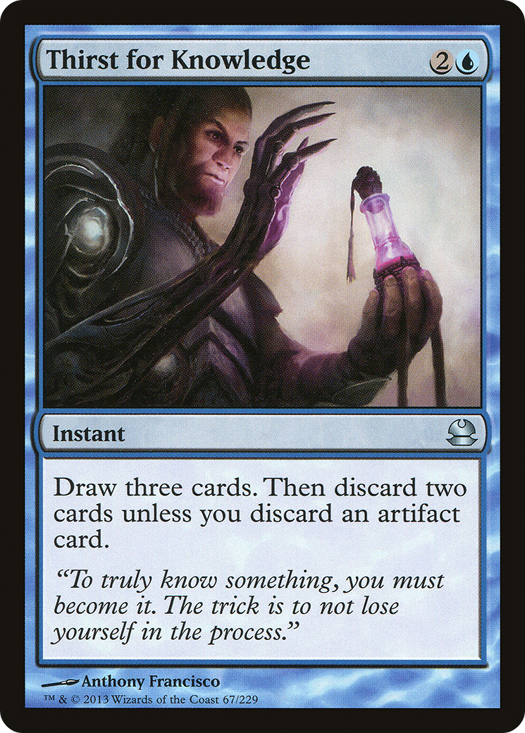 Thirst for Knowledge [Modern Masters] Foil