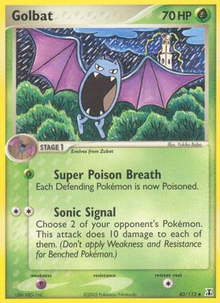 Golbat (43) Reverse Holofoil - Delta Species