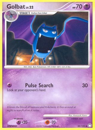 Golbat (50) Reverse Holofoil - Mysterious Treasures