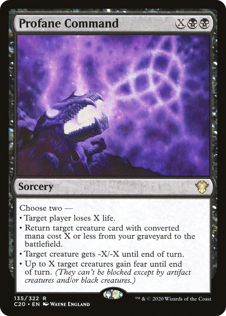 Profane Command (135) - Commander 2020