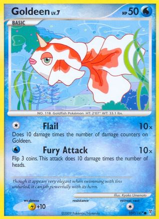 Goldeen (107) Reverse Holofoil - Supreme Victors