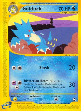 Golduck (50a) (50) Reverse Holofoil - Aquapolis