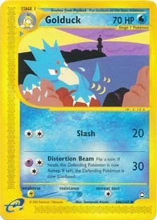 Golduck (50b) (50b) Reverse Holofoil - Aquapolis