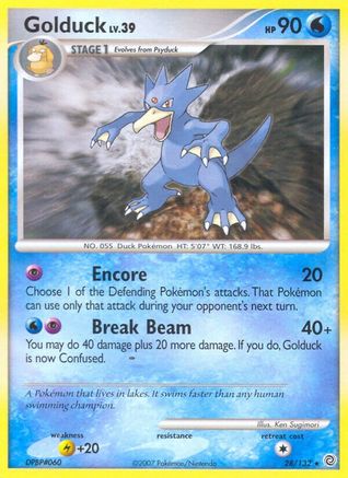 Golduck (28) Reverse Holofoil - Secret Wonders