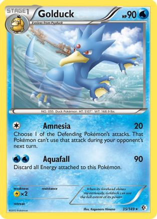 Golduck (35) Reverse Holofoil - Boundaries Crossed