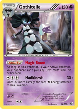 Gothitelle (72) Reverse Holofoil - Legendary Treasures