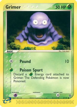 Grimer (57) Reverse Holofoil - Dragon