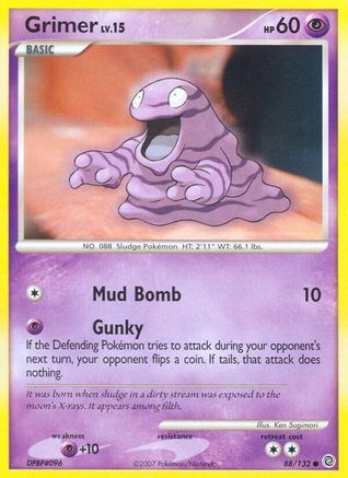 Grimer (88) Reverse Holofoil - Secret Wonders