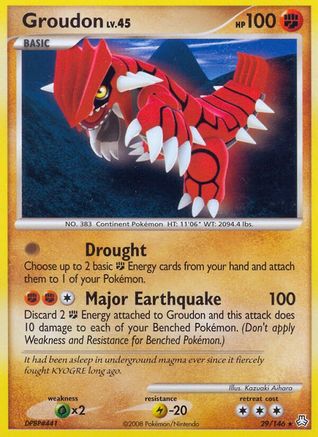 Groudon (29) Reverse Holofoil - Legends Awakened