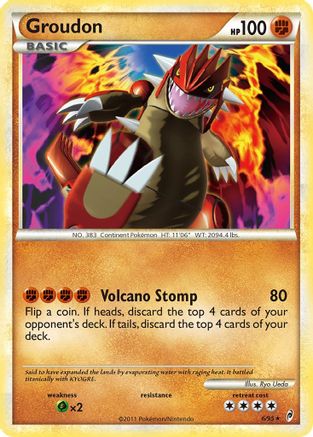 Groudon (6) Holofoil - Call of Legends