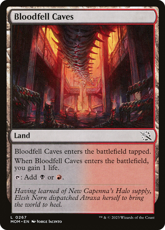 Bloodfell Caves [March of the Machine] Foil