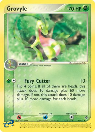 Grovyle (31) Reverse Holofoil - Dragon