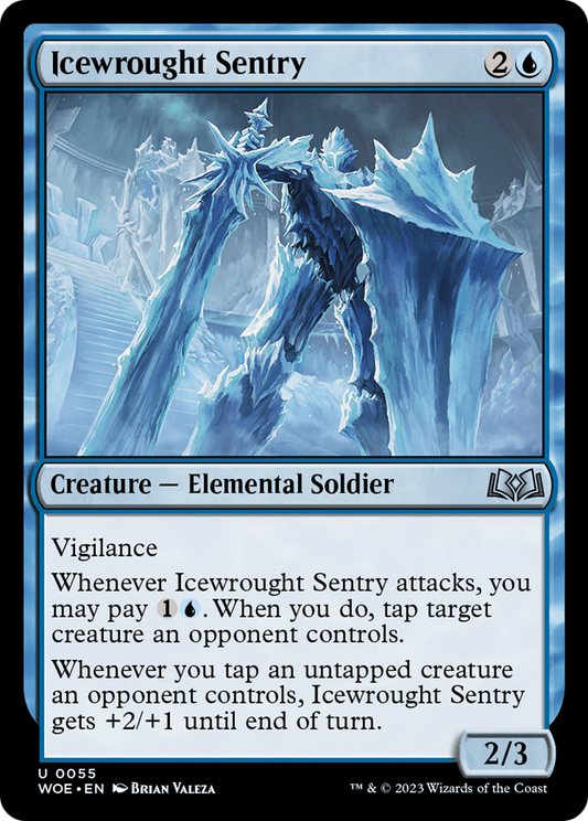 Icewrought Sentry [Wilds of Eldraine] Foil