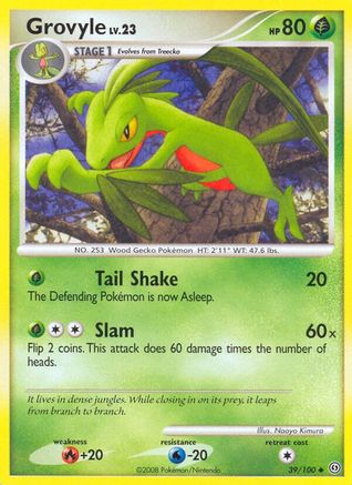 Grovyle (39) Reverse Holofoil - Stormfront