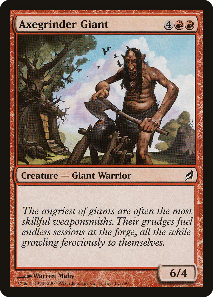 Axegrinder Giant [Lorwyn] Foil