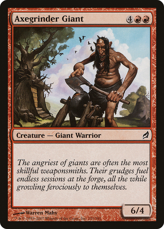Axegrinder Giant [Lorwyn] Foil