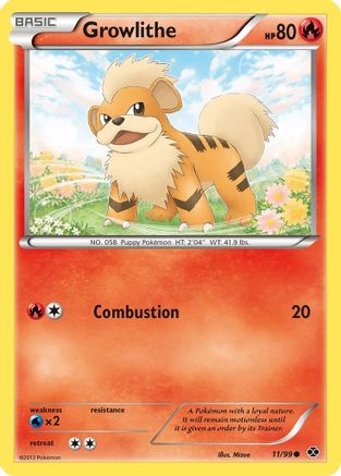Growlithe (11) Reverse Holofoil - Next Destinies