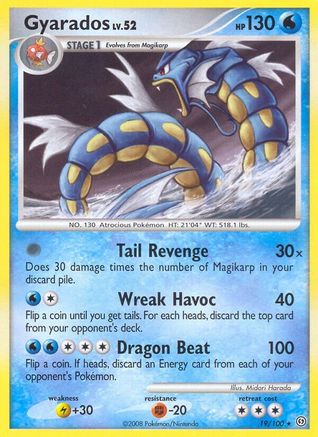 Gyarados (19) Reverse Holofoil - Stormfront