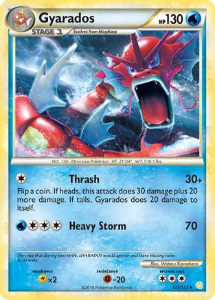 Gyarados (Red) (123) Reverse Holofoil - HeartGold SoulSilver
