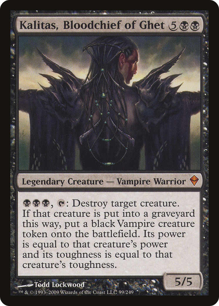 Kalitas, Bloodchief of Ghet [Zendikar] Foil