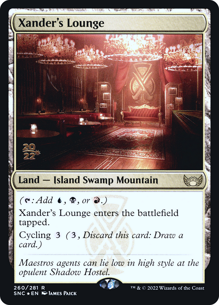 Xander's Lounge [Streets of New Capenna Prerelease Promos]