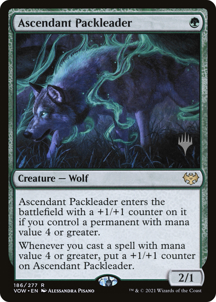 Ascendant Packleader (Promo Pack) [Innistrad: Crimson Vow Promos] Foil