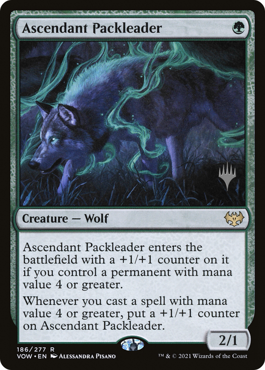 Ascendant Packleader (Promo Pack) [Innistrad: Crimson Vow Promos] Foil