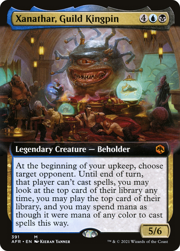 Xanathar, Guild Kingpin (Extended Art) [Dungeons & Dragons: Adventures in the Forgotten Realms] Foil