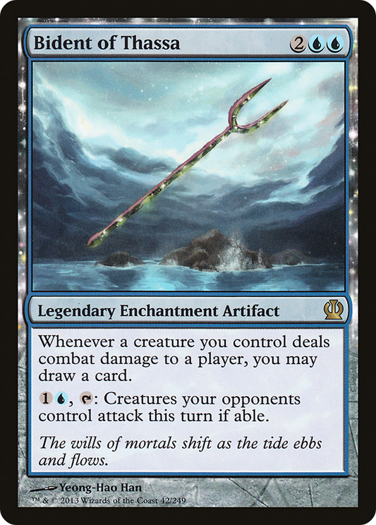 Bident of Thassa [Theros] Foil