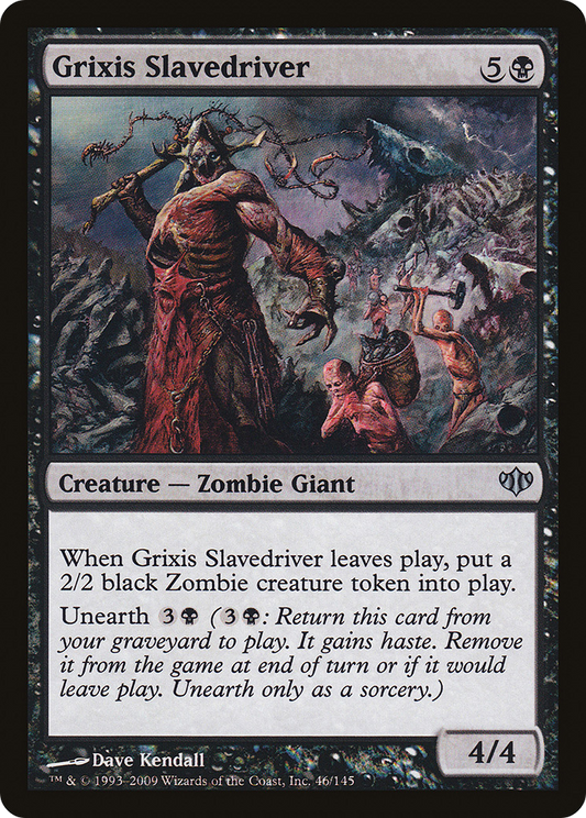 Grixis Slavedriver [Conflux] Foil