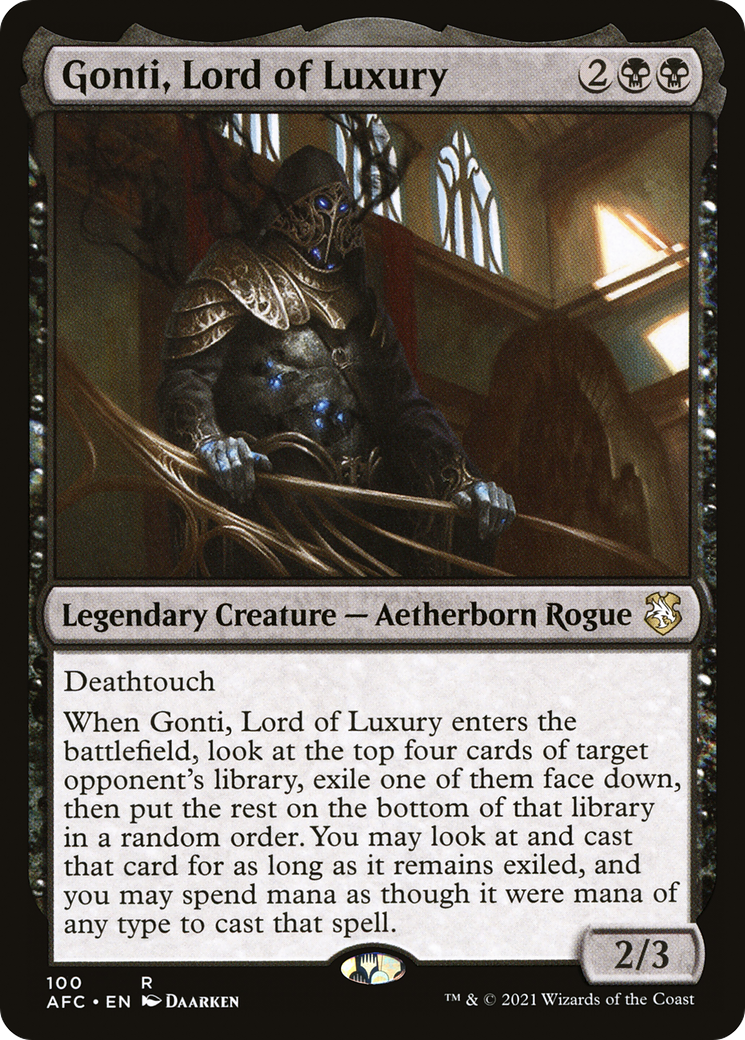 Gonti, Lord of Luxury [Dungeons & Dragons: Adventures in the Forgotten Realms Commander]