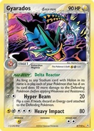 Gyarados (Delta Species) (8) Reverse Holofoil - Holon Phantoms