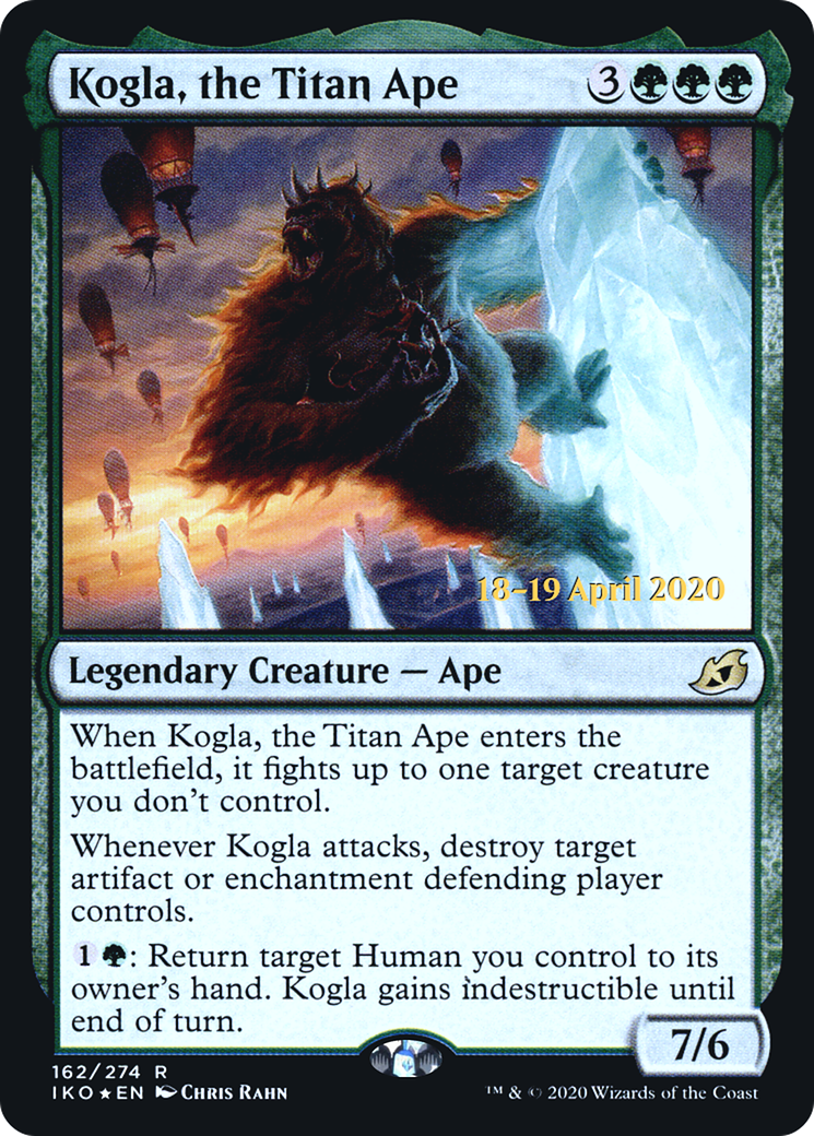 Kogla, the Titan Ape (162s) Foil - Ikoria: Lair of Behemoths Promos