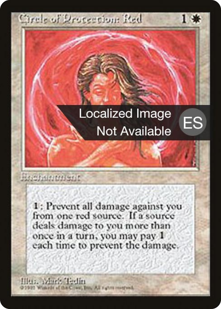 Circle of Protection: Red [Fourth Edition (Foreign Black Border)] | Silver Goblin