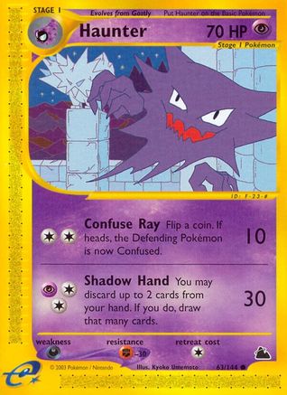 Haunter (63) Reverse Holofoil - Skyridge