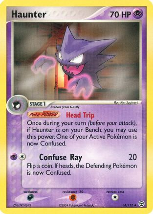 Haunter (34) Reverse Holofoil - FireRed & LeafGreen