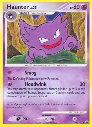 Haunter (40/100) [Diamond & Pearl: Stormfront] Reverse Holofoil