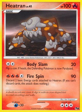 Heatran (1) Holofoil - POP Series 8