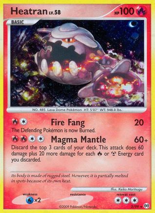 Heatran (3) Reverse Holofoil - Arceus
