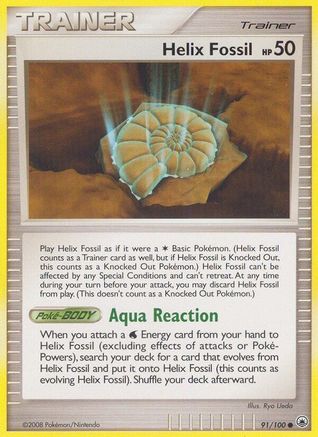 Helix Fossil (91) Reverse Holofoil - Majestic Dawn