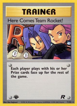 Here Comes Team Rocket! (71) 1st Edition - Team Rocket