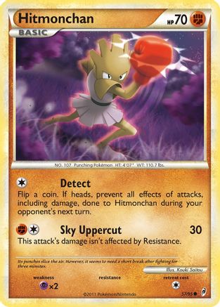 Hitmonchan (57) Reverse Holofoil - Call of Legends