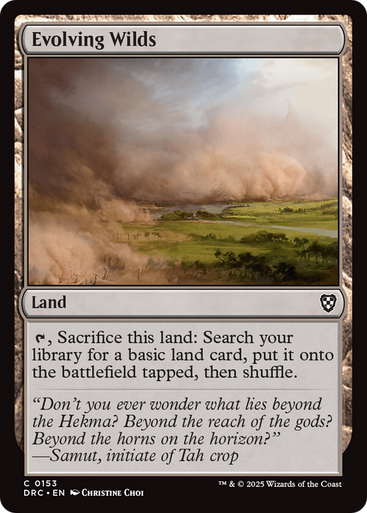 Evolving Wilds (153) - Commander: Aetherdrift