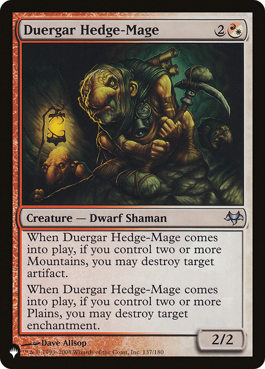 Duergar Hedge-Mage (EVE-137)