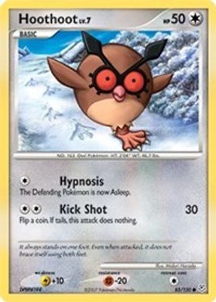 Hoothoot (85) Reverse Holofoil - Diamond and Pearl