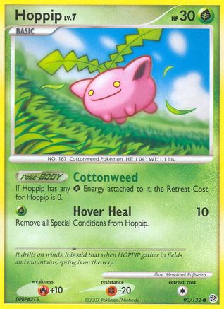 Hoppip (90) Reverse Holofoil - Secret Wonders