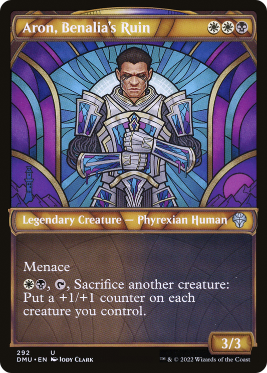 Aron, Benalia's Ruin (Showcase) [Dominaria United] Foil