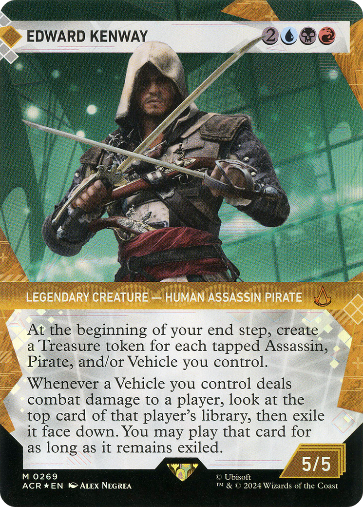 Edward Kenway (Showcase) (Textured Foil) [Assassin's Creed] | Silver Goblin